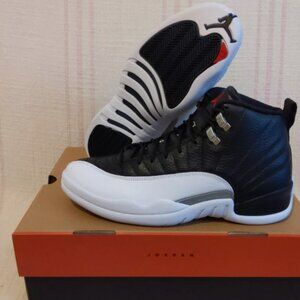 Nike Air Jordan Retro 12 Playoffs Black White AJ12